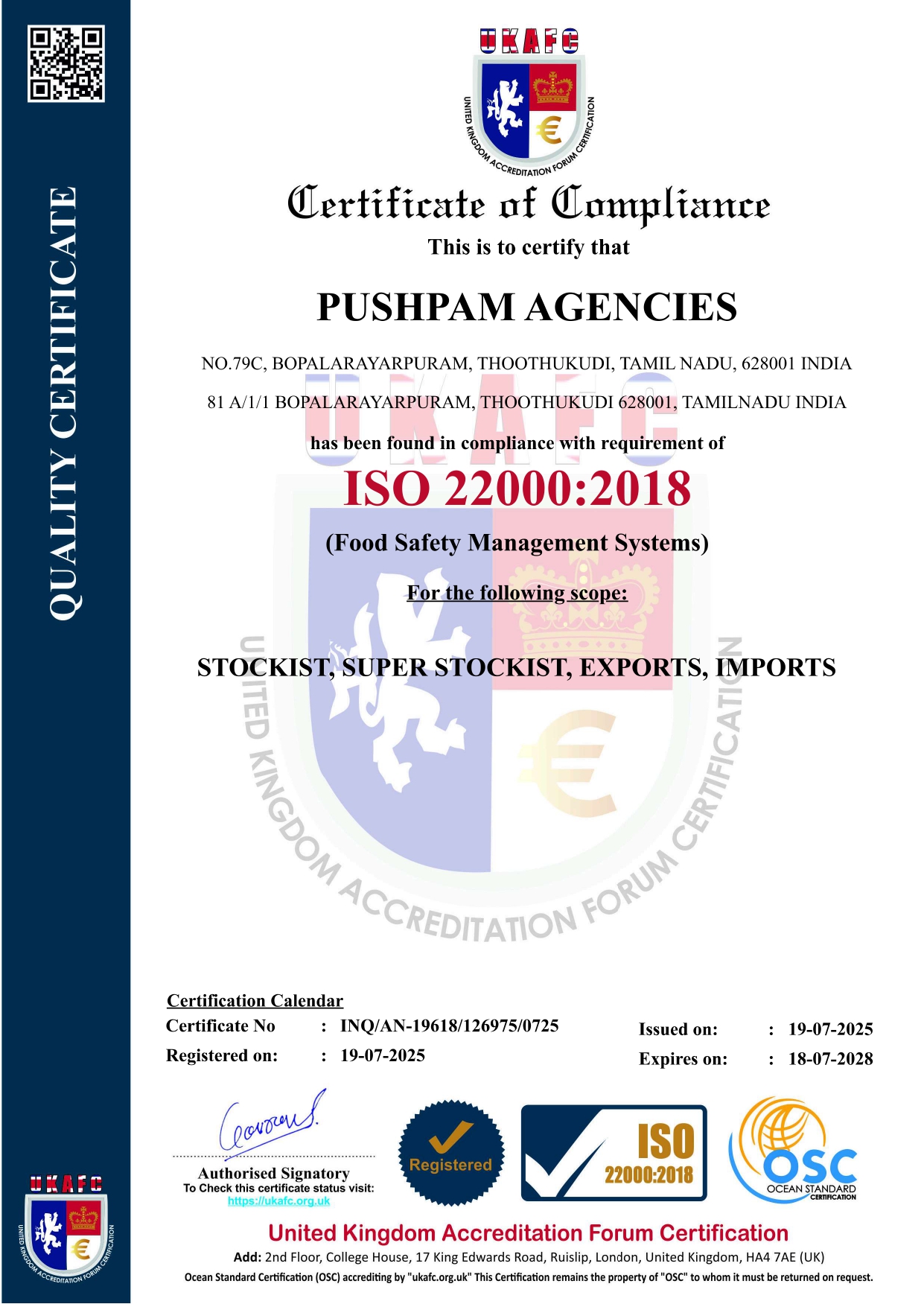 Certificate 5